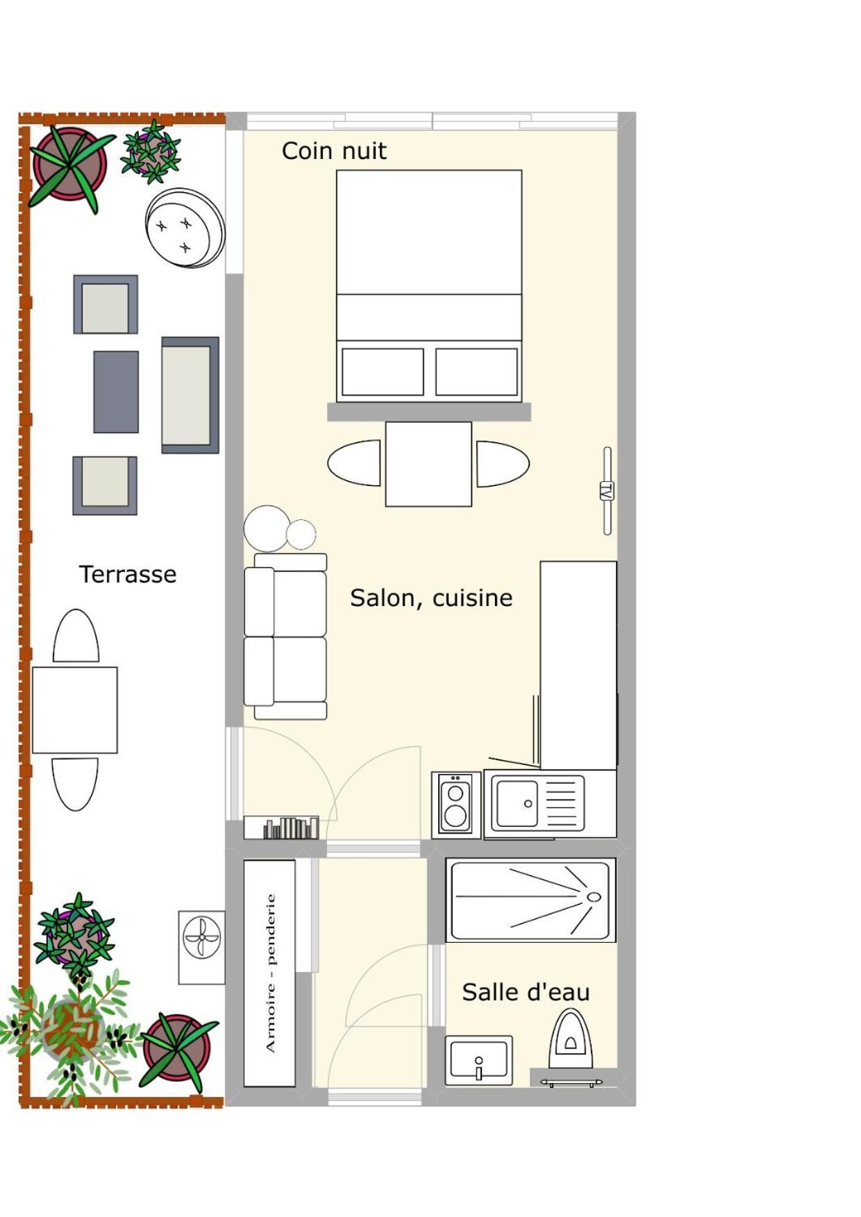 Le Semaphore - Studio Climatise, Grande Terrasse Vue Mer - Parking, Wifi La Grande-Motte Exterior photo